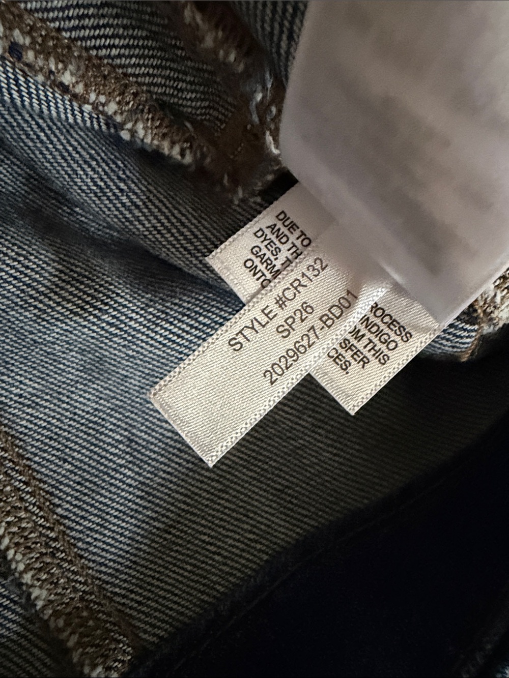 NWT J. Crew Dark Indigo Long Denim Button-Front Vest | 4 - Picture 9 of 9